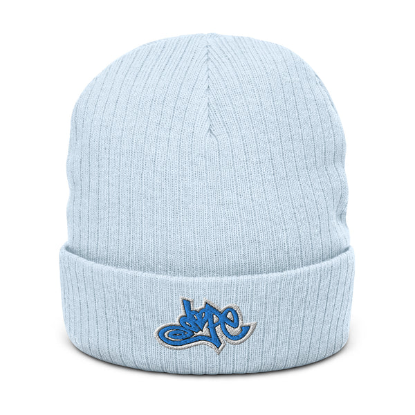 Dope ribbed knit beanie (Blue Dope): Dope Collection