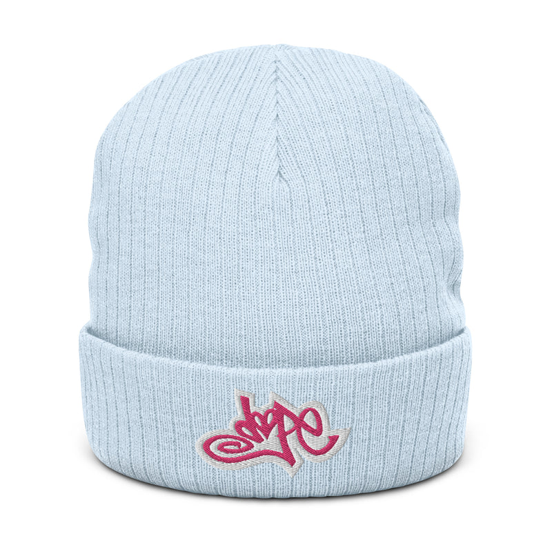 Dope ribbed knit beanie: Dope Collection (Free Shipping)
