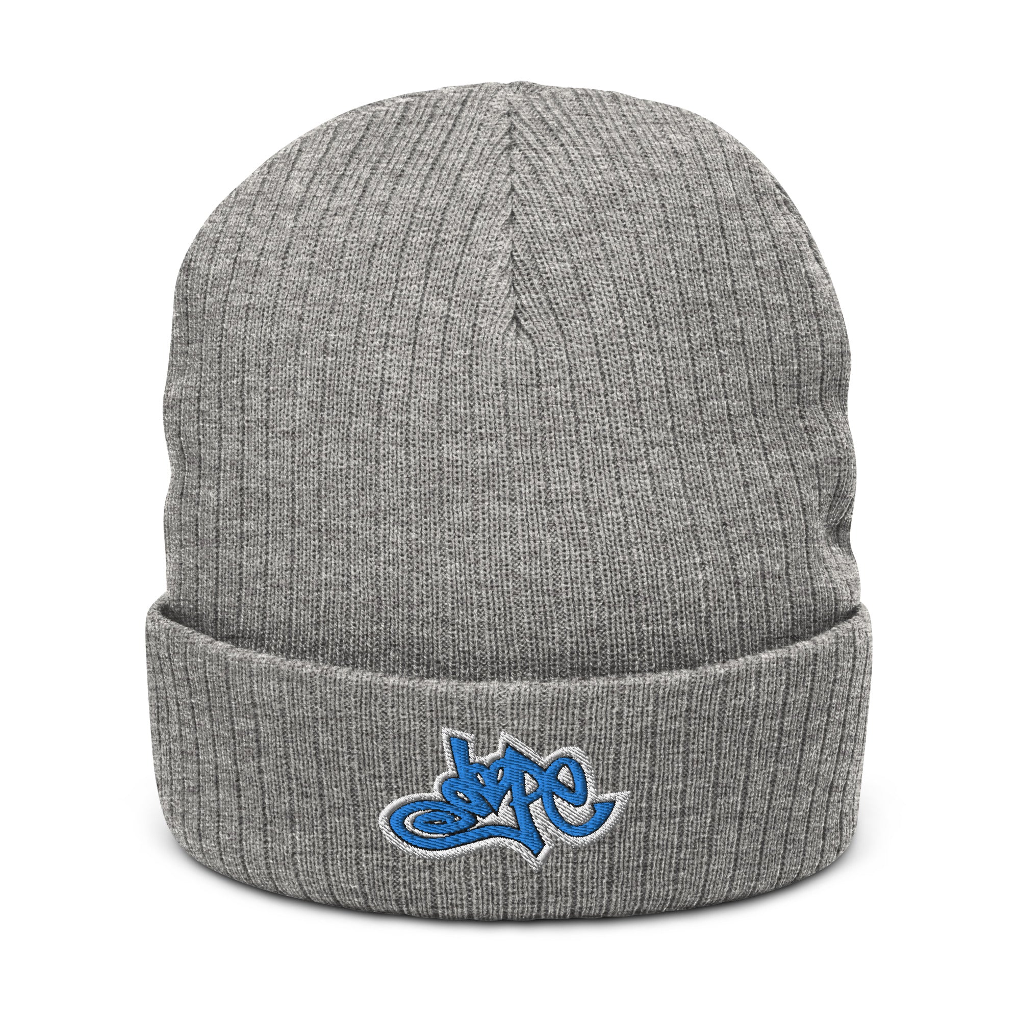 Dope ribbed knit beanie (Blue Dope): Dope Collection