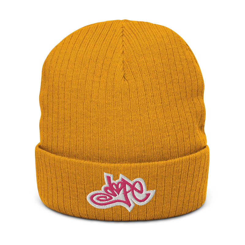 Dope ribbed knit beanie: Dope Collection (Free Shipping)