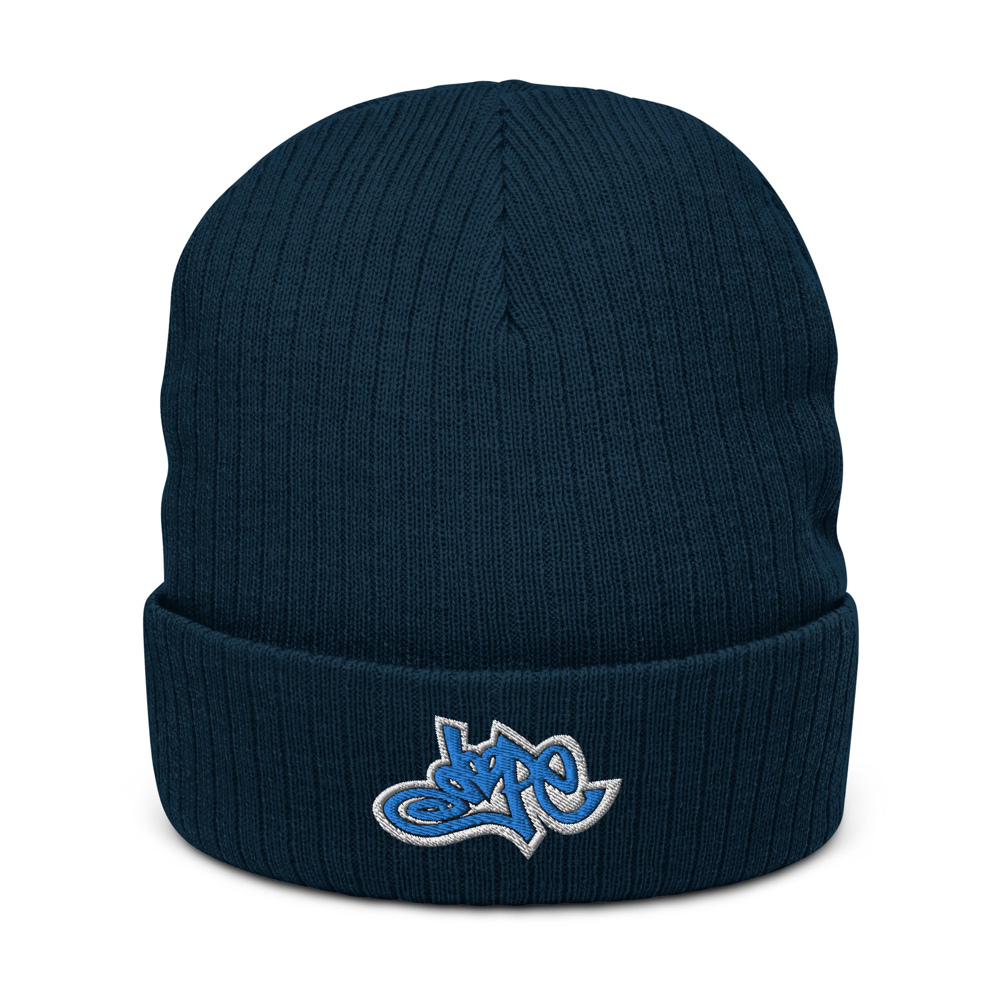 Dope ribbed knit beanie (Blue Dope): Dope Collection