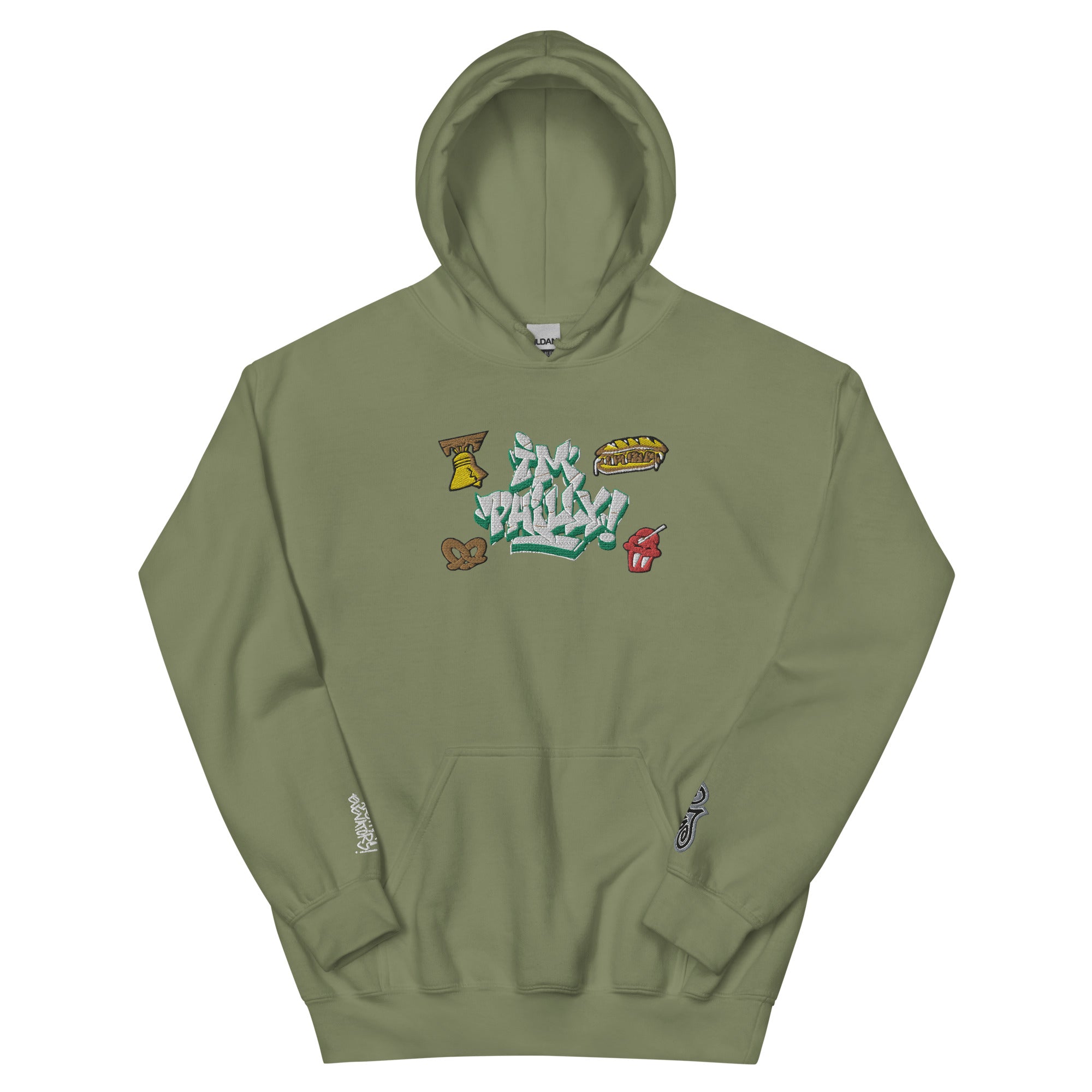 I'm Philly!-(Embroidered Hoodie) Free Shipping