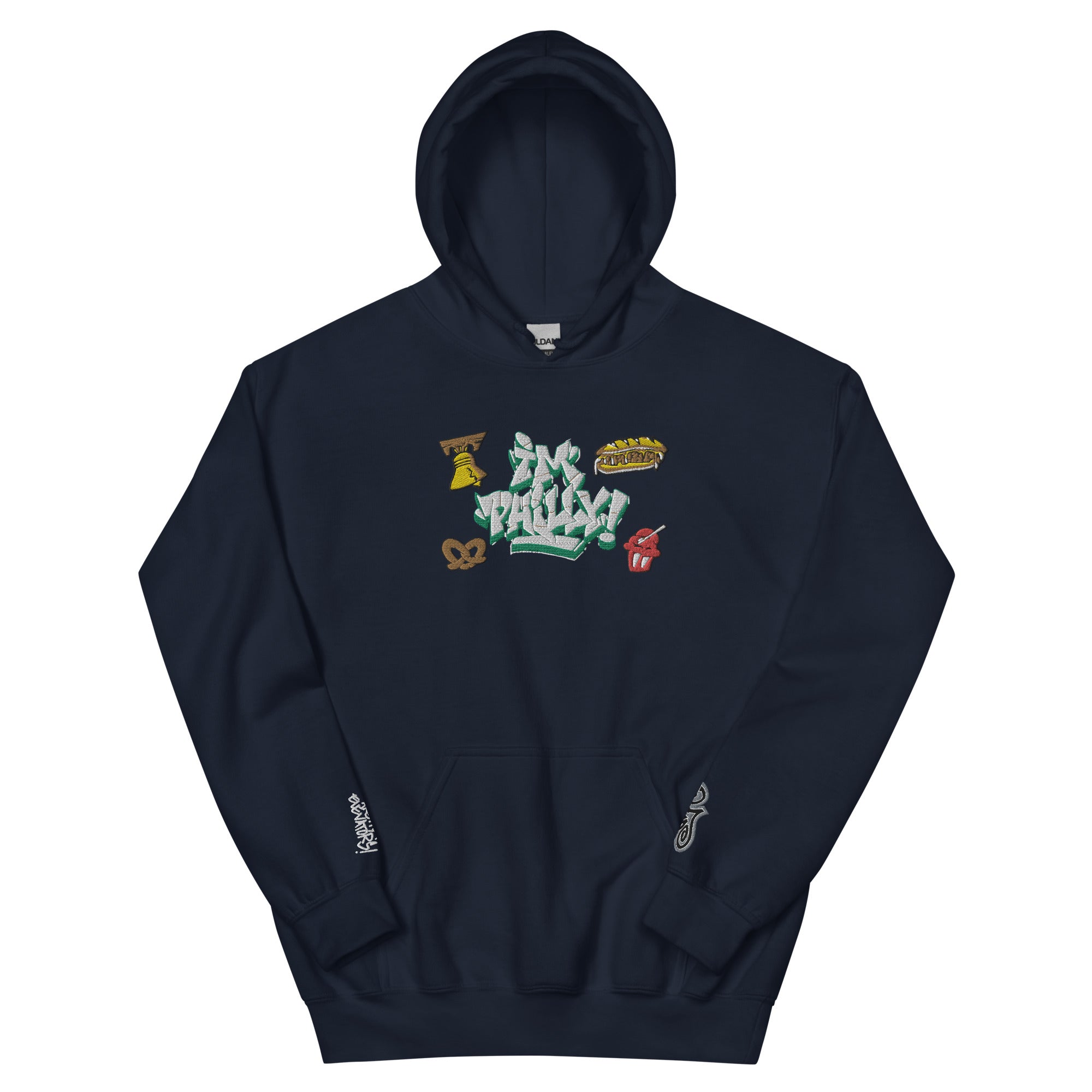 I'm Philly!-(Embroidered Hoodie) Free Shipping