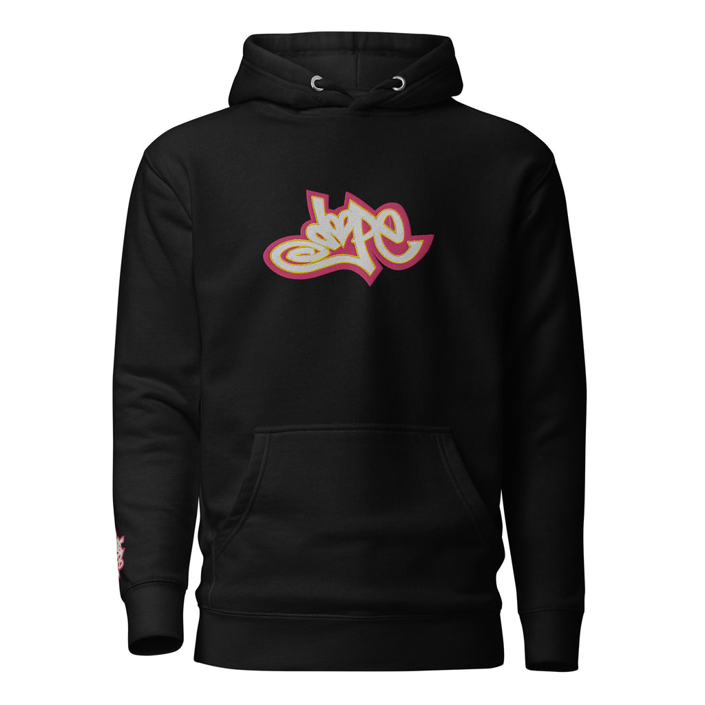 Dope Hoodie (Pink Dope Embroidered): Dope Collection