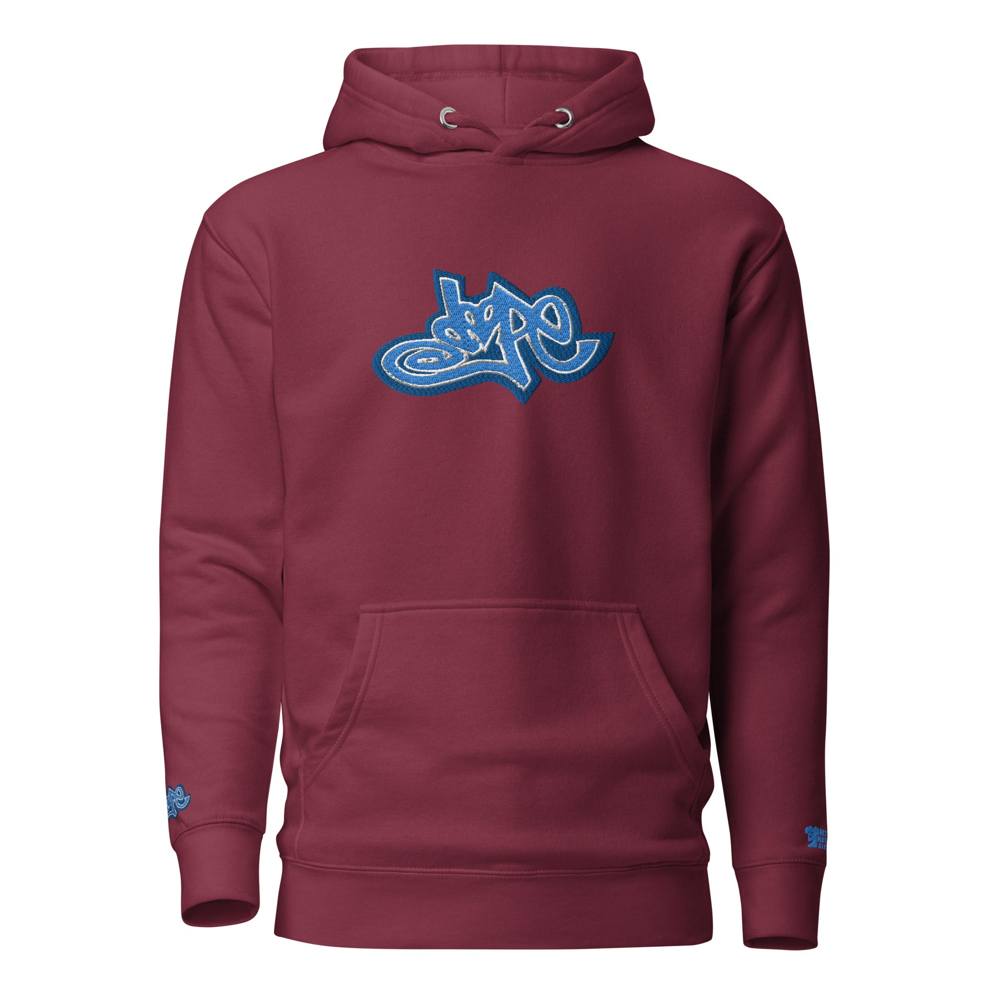 Dope Hoodie (Blue Dope Embroidered): Dope Collection (Free Shipping)