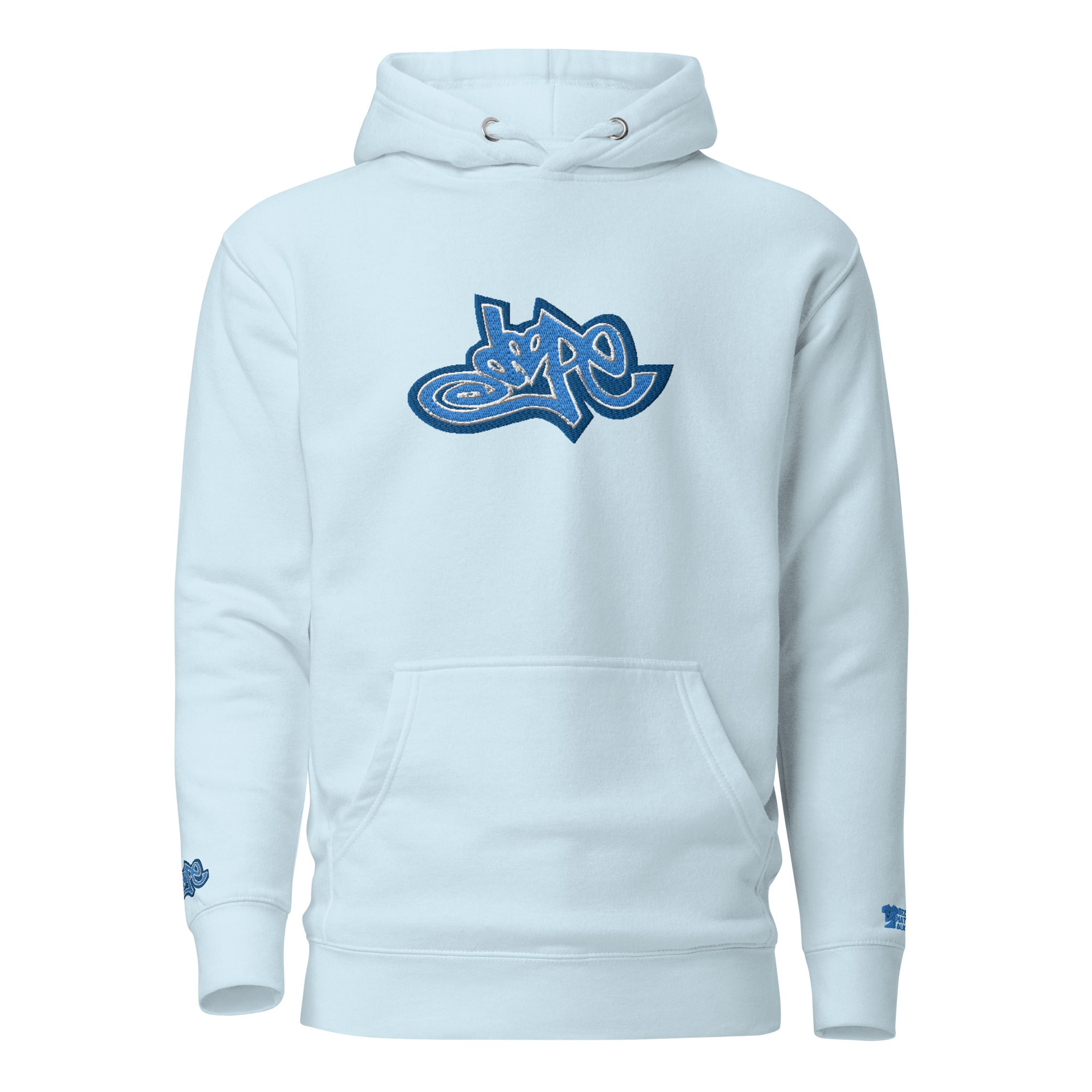 Dope Hoodie (Blue Dope Embroidered): Dope Collection (Free Shipping)