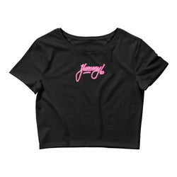 Yummy! Design Crop Tee (Black)