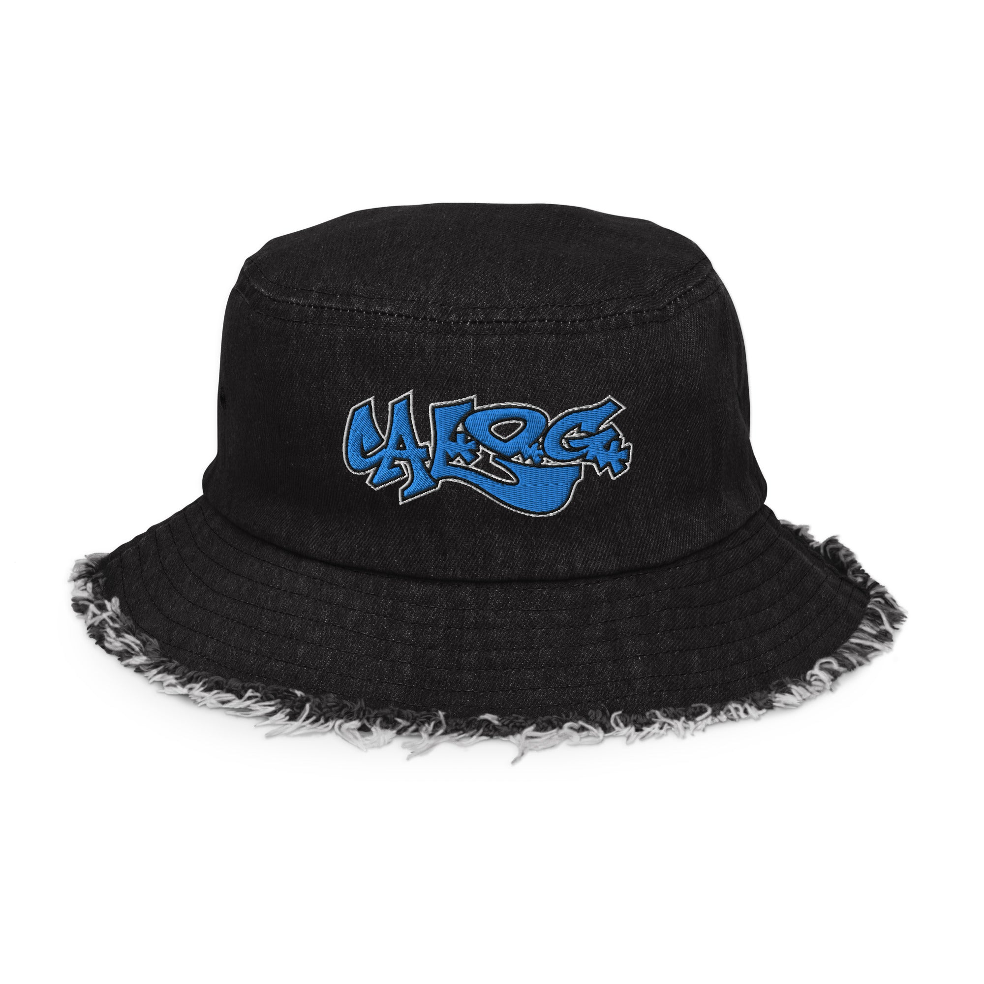 Cal OG Distressed denim bucket hat (Free Shipping to select countries)