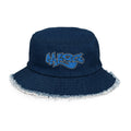 Cal OG Distressed denim bucket hat (Free Shipping to select countries)
