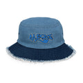 Cal OG Distressed denim bucket hat (Free Shipping to select countries)
