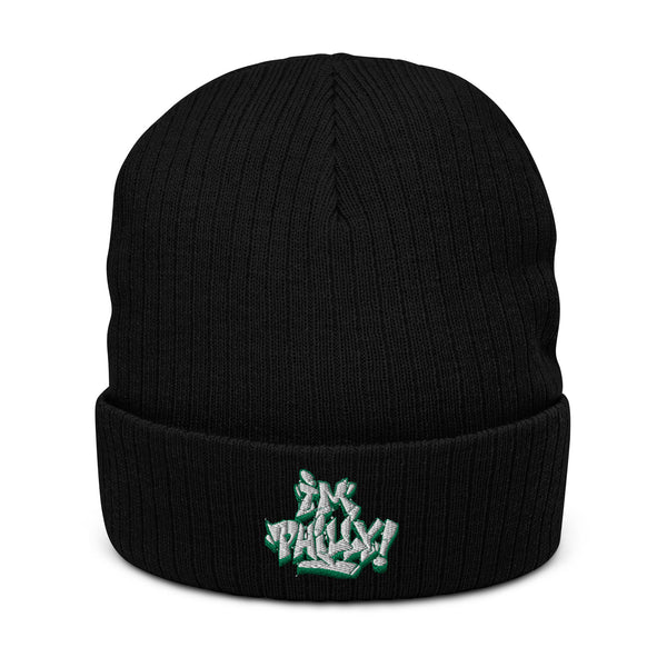 I'm Philly!-(green) Ribbed Knit Beanie