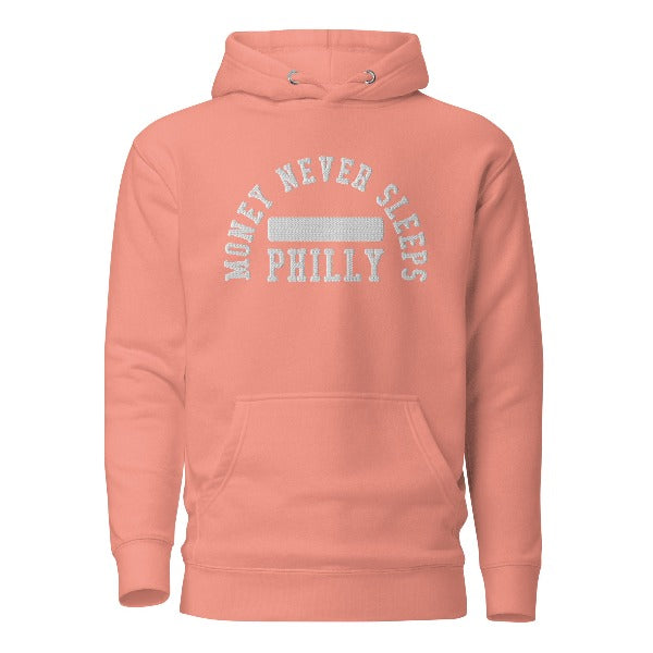 Money Never Sleeps Embroidered Hoodie (Free Shipping)