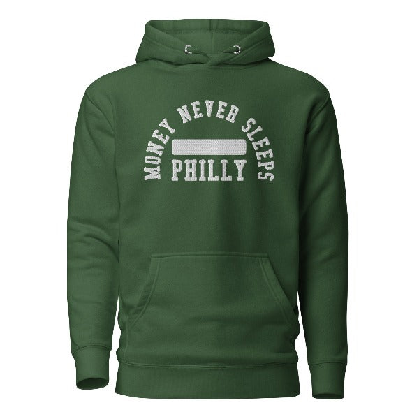 Money Never Sleeps Embroidered Hoodie (Free Shipping)