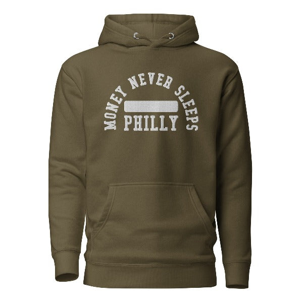 Money Never Sleeps Embroidered Hoodie (Free Shipping)