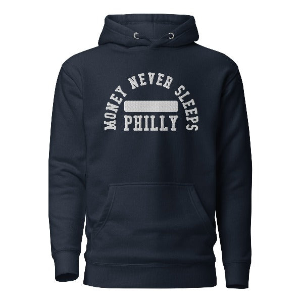 Money Never Sleeps Embroidered Hoodie (Free Shipping)